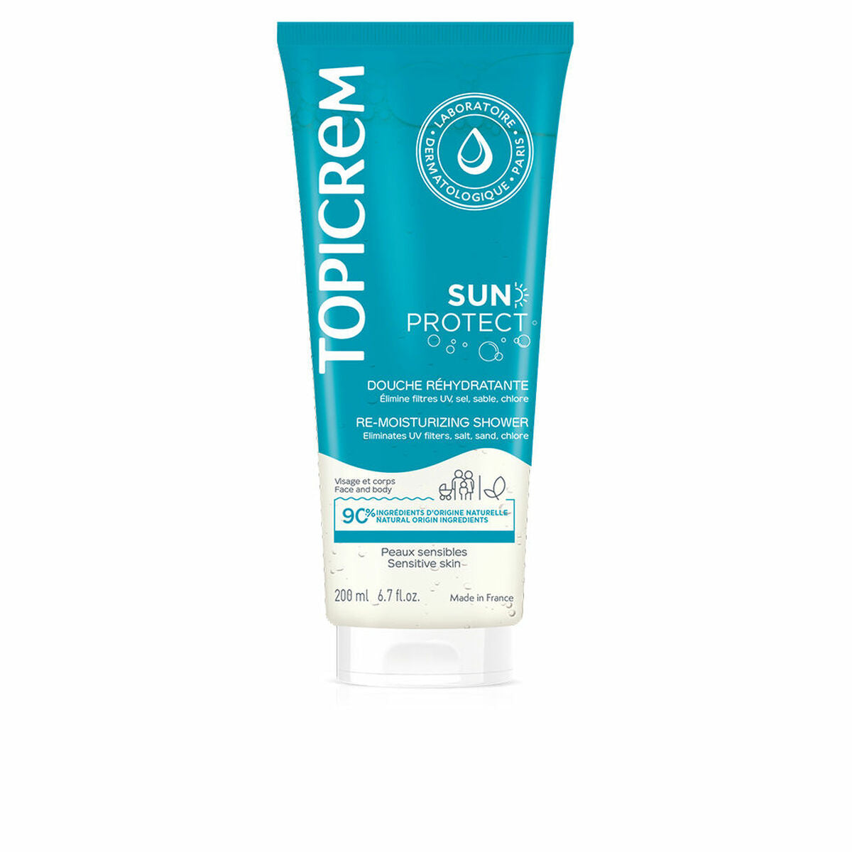 Shower Gel Topicrem SUN PROTECT 200 ml-0