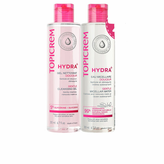 Facial Cleansing Gel Topicrem HYDRA+ 2 Pieces-0