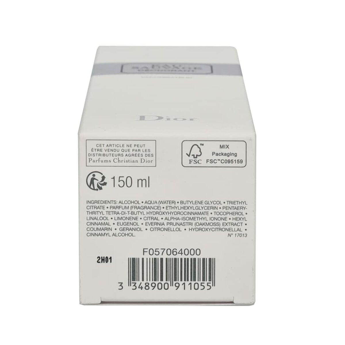 Spray Deodorant Dior Eau Sauvage