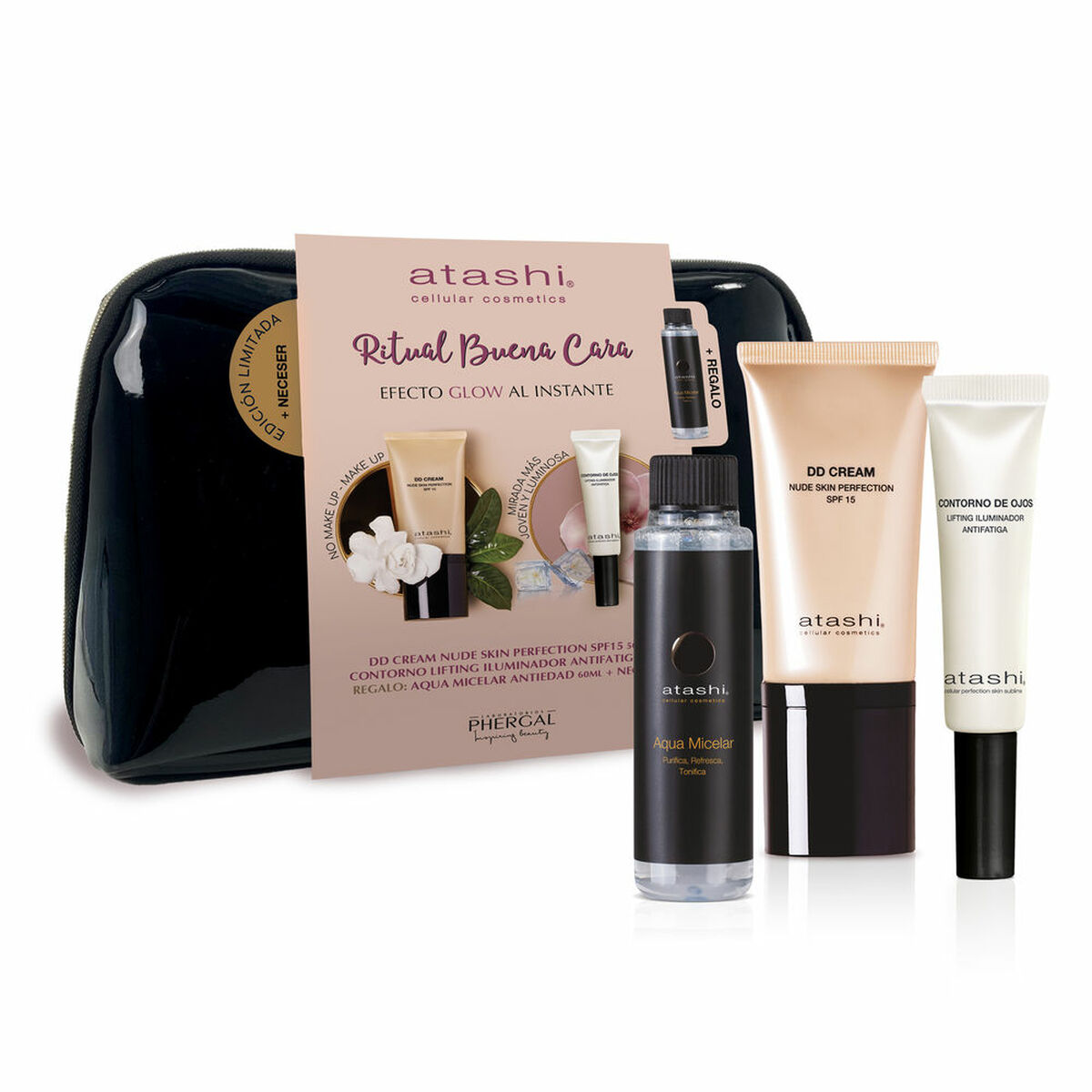 Make-Up Set Atashi CELULLAR COSMETIC 4 Pieces-0