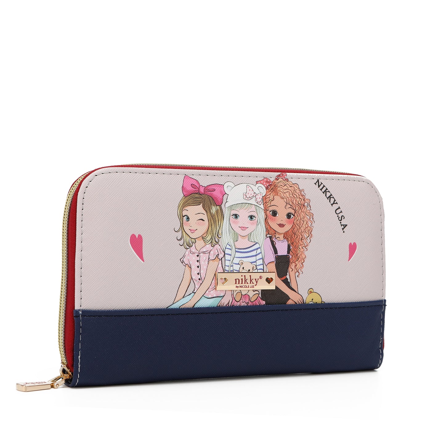 SET DE PINCELES DE MAQUILLAJE CON ESTUCHE NIKKY