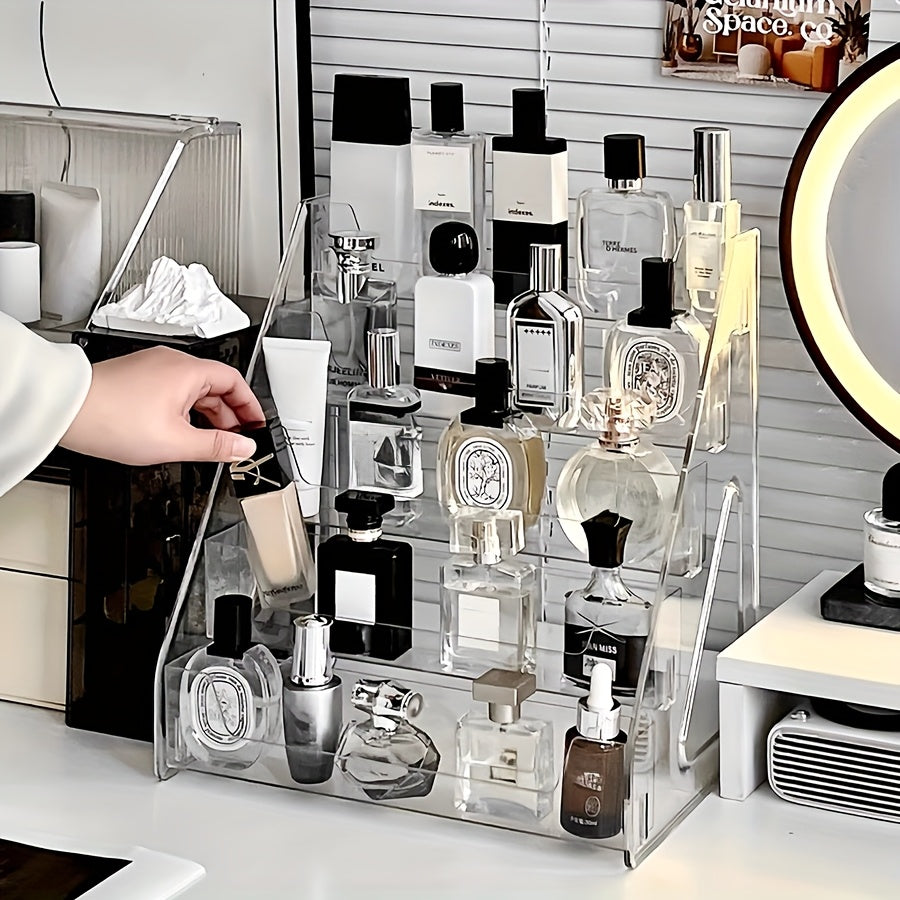 Multi-Tier Perfume & Makeup Acrylic Organizer